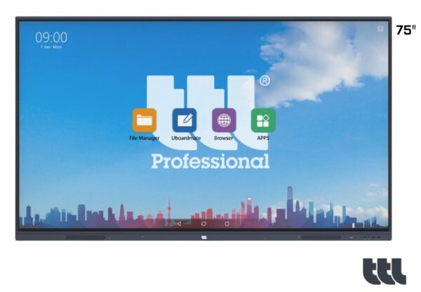 Imagen del monitor interactivo TTL Touch 7775" III