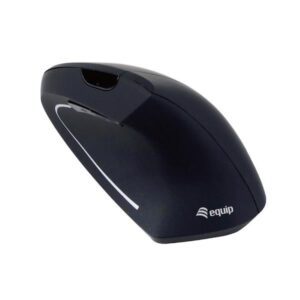 Ratón inalámbrico ergonómico, negro