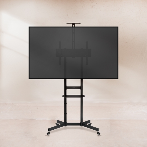 SOPORTE SUELO RUEDAS "NEFERTITI", 37-70", NEGRO - Imagen 3