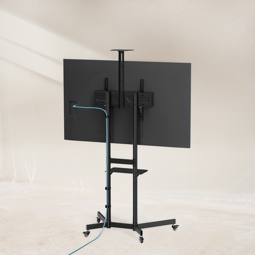 SOPORTE SUELO RUEDAS "NEFERTITI", 37-70", NEGRO - Imagen 5